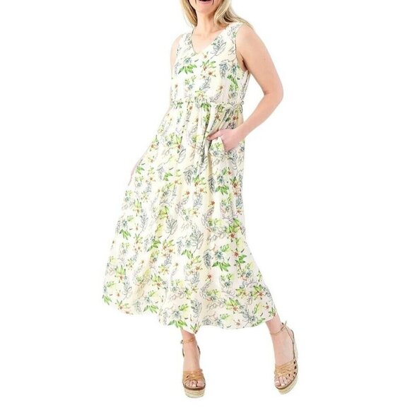 Studio Park x Kerstin Lindquist Regular Flowy Printed Dress Tropical,Small - Picture 1 of 1